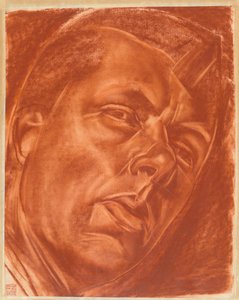 Porträt von Boris Grigoriev 1886-1939, 1922 von Alexander Yevgenyevich Yakovlev