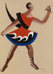Kostümentwurf für das Stück Die Phönizierinnen von Euripides, 1948