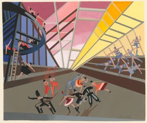 Bühnenbild aus dem Portfolio Décors de Théâtre, 1930
