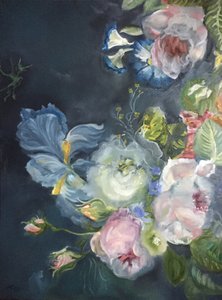 Dunkler Blumenstrauß von Alexandra Higgins