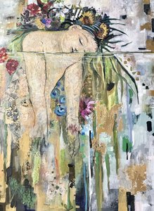 Schlafende Blumengelassenheit von Alexandra Higgins