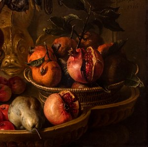 Stillleben mit Jagdtrophäe (Detail) von Alexandre-François Desportes