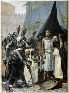 Saint Louis in Jerusalem (nach dem Gemälde von Cabanel) - in „Le Petit Journal“ vom 11. September