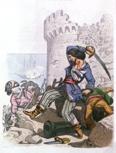 Grammont, französischer Pirat, ca. 1850 (Gravur)