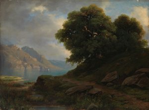 Alpine Landschaft von Alexandre Calame