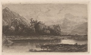 Bergsee von Alexandre Calame