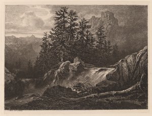 Bergwasserfall