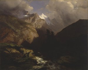 Die Jungfrau, Schweiz von Alexandre Calame