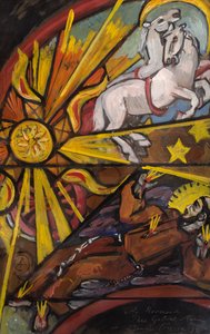 Entwurf für ein Glasfenster für Saint-Maurice, ca. 1930-32