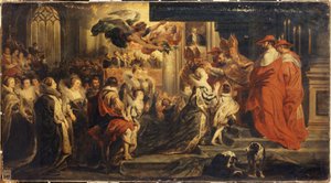 Die Krönung von Maria de Medici, 13. Mai von Alexandre Colin
