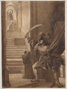 François I schwingt ein Schwert von Alexandre Evariste Fragonard