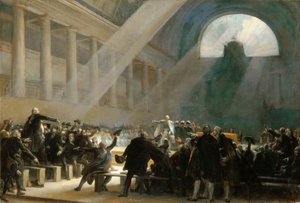 Mirabeau antwortet Dreux-Brézé bei der Nationalversammlung, 23. Juni 1789