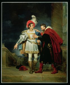 Rodrigo de Vivar, El Cid (ca. 1043-99) und sein Vater, Don Diego, ca. 1827