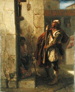 Pifferaro vor einer Madonna, 1847
