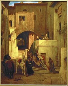 Der barmherzige Samariter von Alexandre Gabriel Decamps