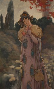Dekorative Deckenmalereien der vier Jahreszeiten: Herbst von Alexandre de Riquer