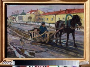Schlittenfahrt von Alexei Mikhailovich Korin