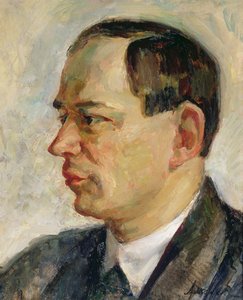 Porträt von Vissarion Schebalin (1902-63) 1933 von Alexei Nikolayevich Arzhenikov