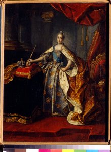 Porträt der Kaiserin Katharina II. von Russland von Alexei Petrovich Antropov