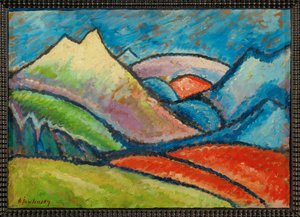 Landschaft Oberstdorf von Alexej von Jawlensky