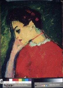 Porträt einer Frau von Alexej von Jawlensky
