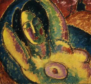 Schlafende, 1912 von Alexej von Jawlensky