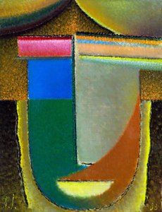 Abstrakter Kopf. Afrika von Alexej von Jawlensky