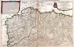Südportugal, Galicien und Asturien von Alexis Hubert Jaillot