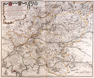 Der Fluss Oise, Aisne und Marne, Frankreich