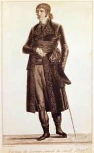 Kostüm des Generalsekretärs des Staatsrats, ca. 1804-10 von Alexis Chataigner
