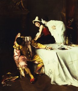 Pierrot, Columbine und Punchinello