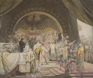 Ottokar II. von Böhmen. Die Union der slawischen Dynastien Der Zyklus Das Slawische Epos Skizze