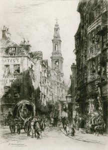 Drury Lane, London von Alfred-Louis Brunet-Debaines