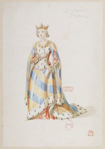 Halévy - Die Zauberin - Kostümentwürfe von Alfred Albert - 05. Mme Gueymard, 2. Kostüm von Alfred Albert