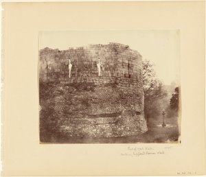 Teil der Stadtmauern von York von Alfred Capel Cure