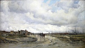 Die Umgebung des Lazarettbeckens von Alfred Casile