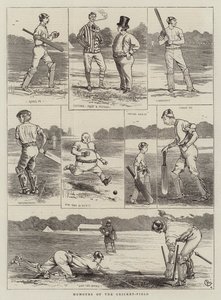 Humoresken vom Cricketfeld von Alfred Chantrey Corbould