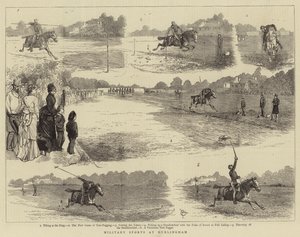 Militärsport in Hurlingham von Alfred Chantrey Corbould