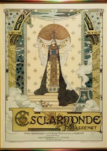 Esclarmonde, Oper von Jules Massenet (12. Mai 1842 - 13. August 1912) von Alfred Choubrac