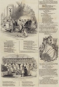 Weihnachtsszenen von Alfred Crowquill