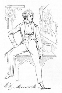 William Harrison Ainsworth, ca. 1835, 1904 von Alfred Crowquill