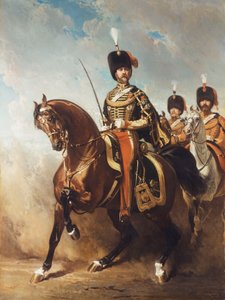 Porträt von General Fleury zu Pferd von Alfred Dedreux