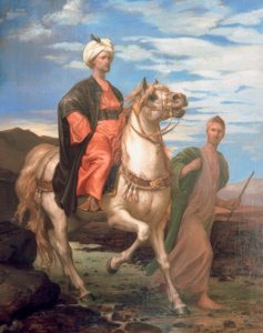 Reitender orientalischer Fürst