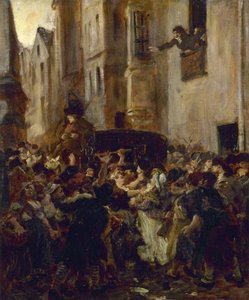 Die Verhaftung von Charlotte Corday, ca. 1853