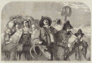 Der letzte Erntetag, die römische Campagna von Alfred Downing Fripp