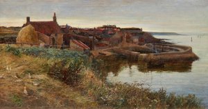 Crail Hafen bei Dämmerung
