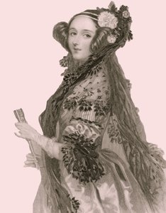 Porträt von Augusta Ada King (1815 - 1852), Gräfin von Lovelace
