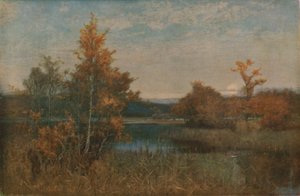 Ein Herbstnachglühen, 1886, um 1930