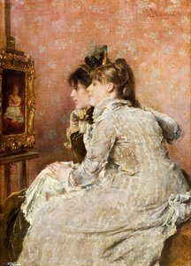 Das Porträt bewundern, 1879