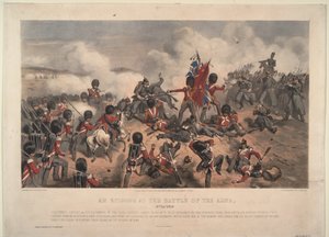 Szene aus der Schlacht an der Alma am 20. September 1854, 1855 von Alfred F. De Prades